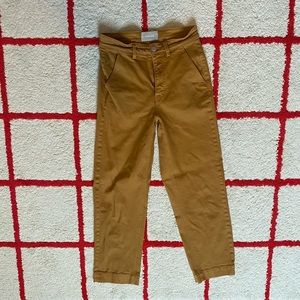 Everlane Tan Straight Leg Pants Size 4